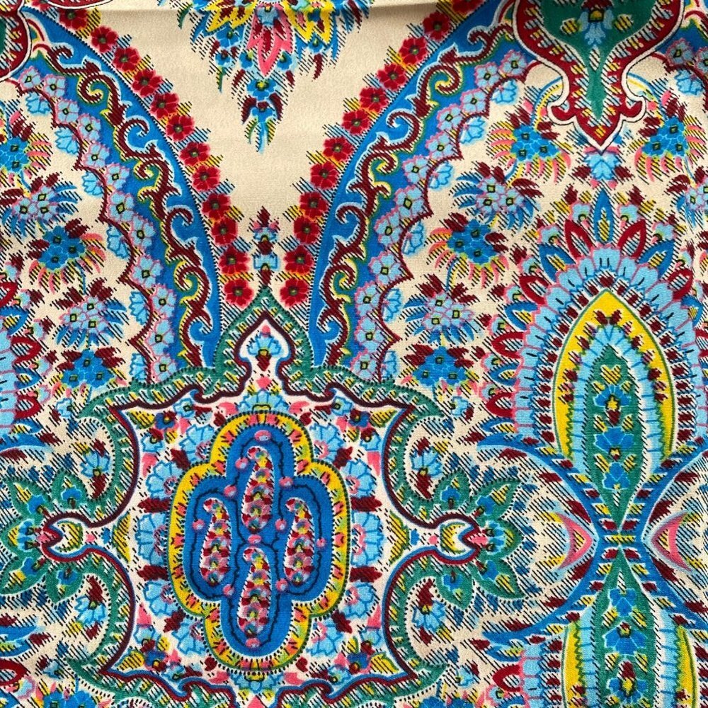 Infinity Scarf Spring Paisley Pattern Lightweight… - image 8